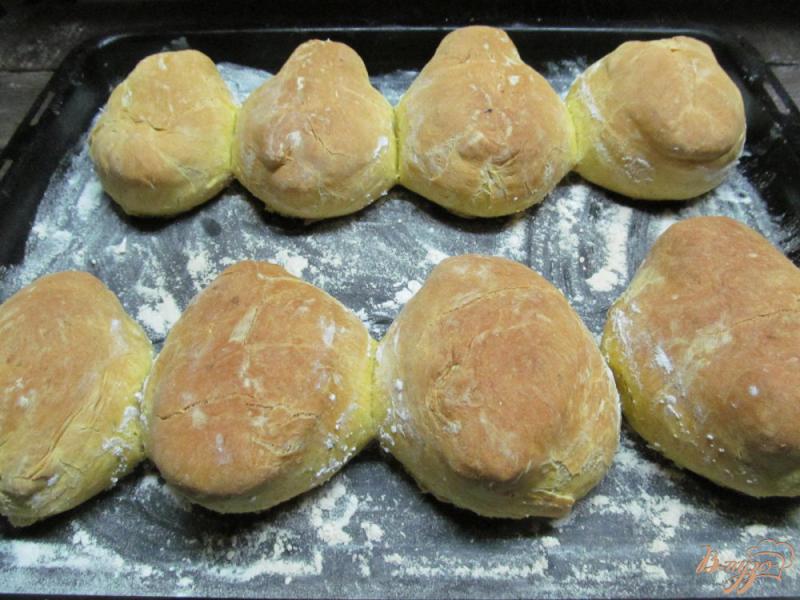Фото приготовление рецепта: Яркие булочки с прованскими травами шаг №7