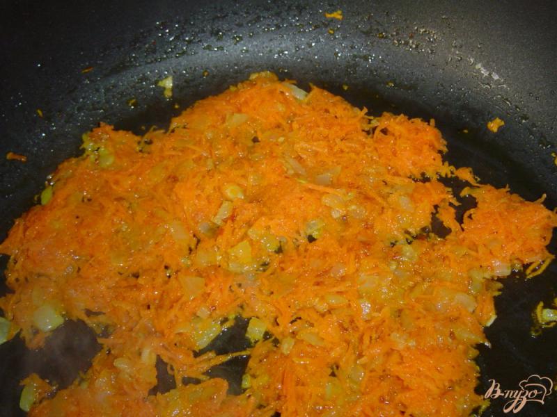 Фото приготовление рецепта: Запеченный овощной паштет с грибами в лаваше шаг №3