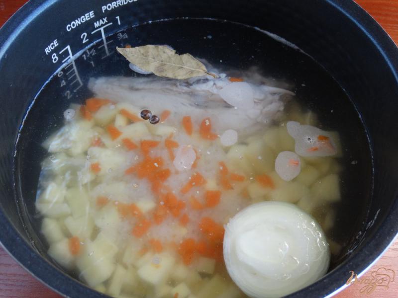 Фото приготовление рецепта: Рисовый суп в мультиварке шаг №5