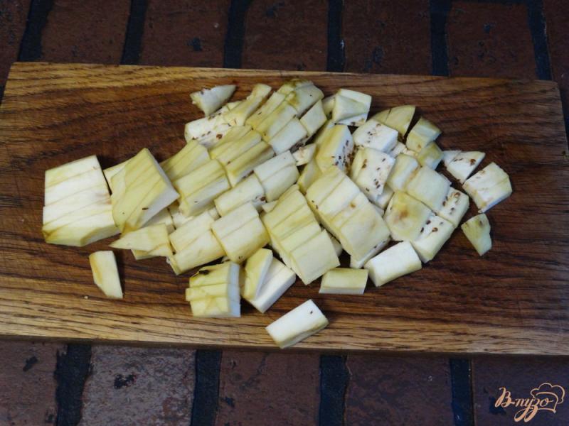 Фото приготовление рецепта: Салат с баклажанами и сыром сиртаки шаг №1