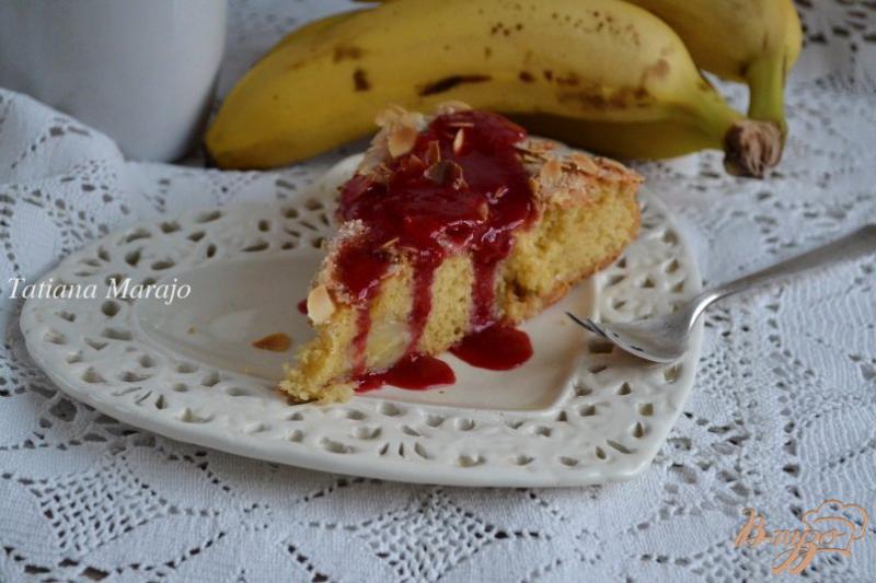 Фото приготовление рецепта: Пирог с бананами шаг №7