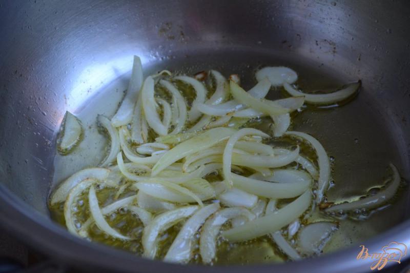 Фото приготовление рецепта: Горохово-баклажановый суп-пюре шаг №2