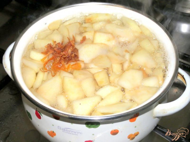 Фото приготовление рецепта: А-ля сидр в яблоках шаг №4