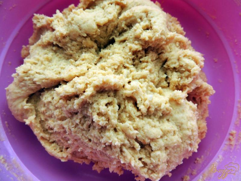Фото приготовление рецепта: Овсяное печенье с мёдом шаг №4