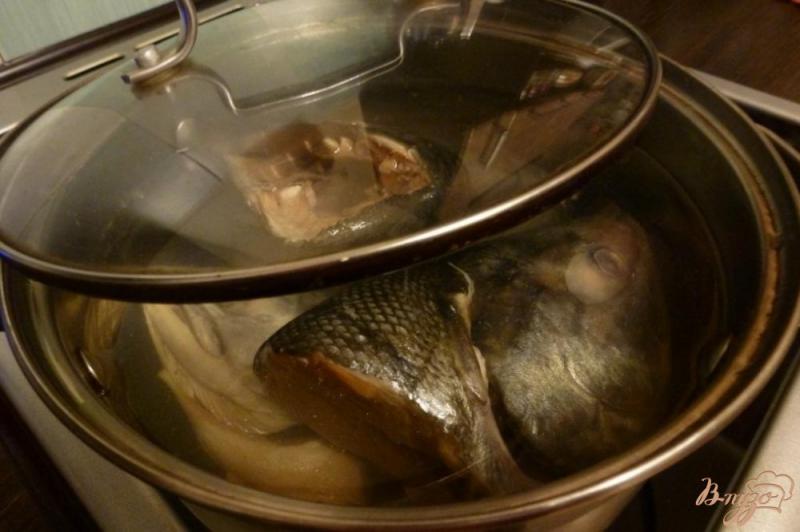 Фото приготовление рецепта: Рыбный суп с пшеном шаг №1