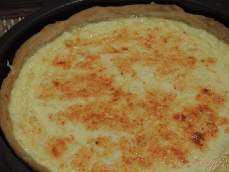 Фото приготовление рецепта: Американский сырный пирог шаг №8