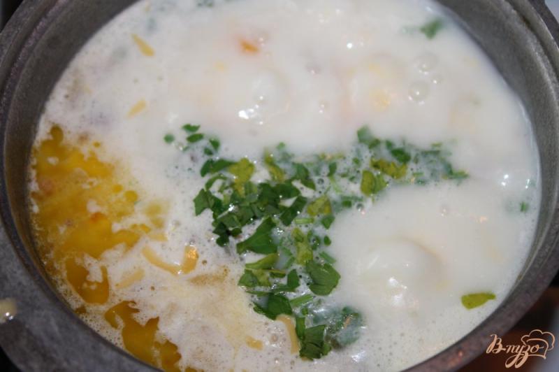 Фото приготовление рецепта: Сливочный суп с овощами и копченой свиной вырезкой шаг №6