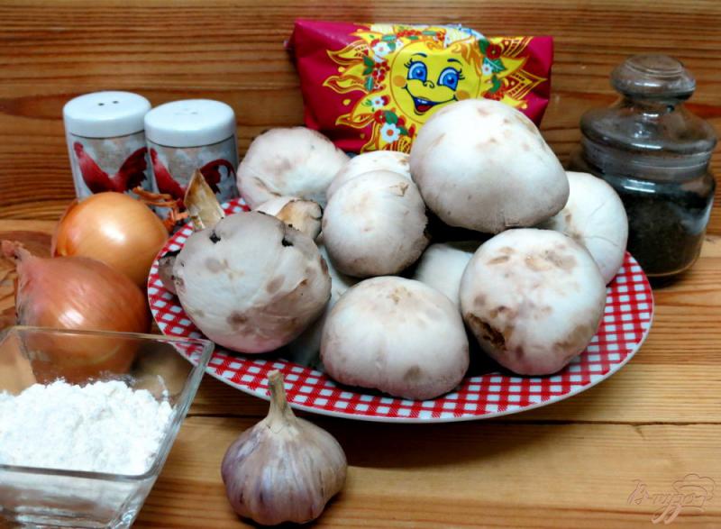 Фото приготовление рецепта: Соус с шампиньонами и грибным порошком. шаг №1