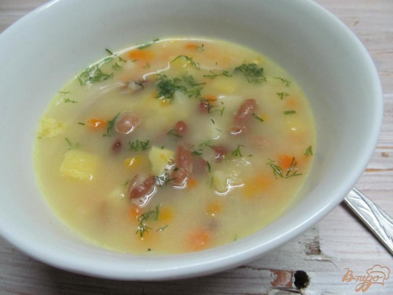 Фото приготовление рецепта: Суп с капустой и тыквой шаг №9