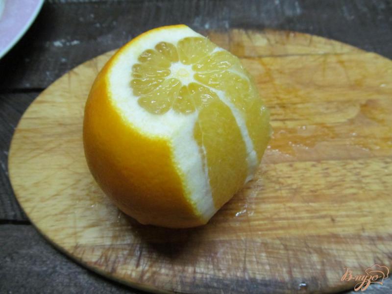 Фото приготовление рецепта: Салат из апельсина тыквы и банана шаг №2