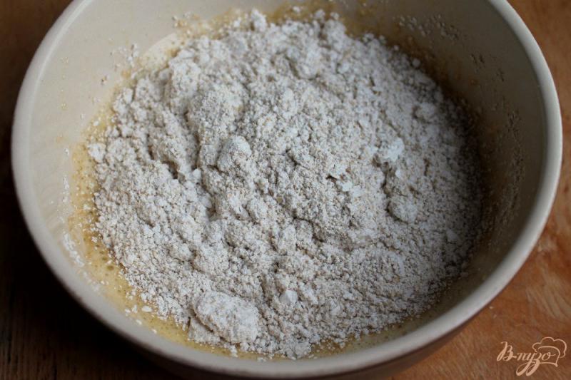Фото приготовление рецепта: Печенье «Снежные елочки» на овсяной и пшеничной муке шаг №2