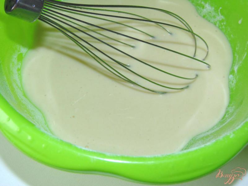 Фото приготовление рецепта: Ванильные панкейки на молоке шаг №5