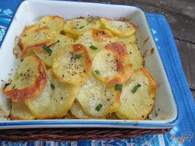 Фото приготовление рецепта: Слоенный картофельный гарнир шаг №5