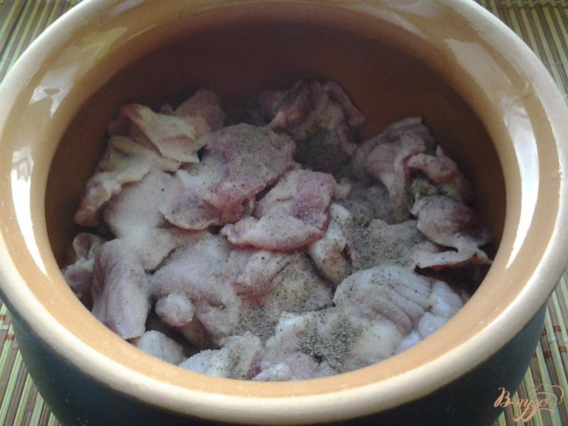 Фото приготовление рецепта: Куриные желудки под луковым соусом в горшочке шаг №6