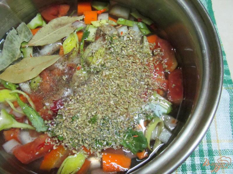 Фото приготовление рецепта: рагу из овощей и фруктов с мясом шаг №5