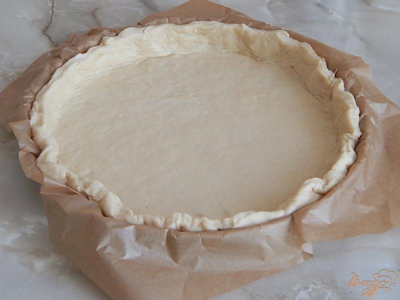 Фото приготовление рецепта: Пирог ватрушка с творогом шаг №4