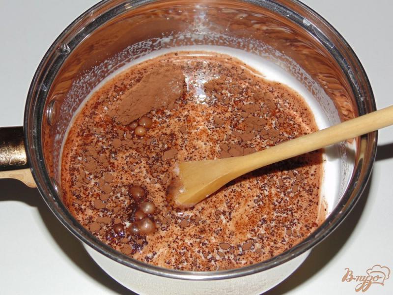 Фото приготовление рецепта: Какао-желе шаг №3
