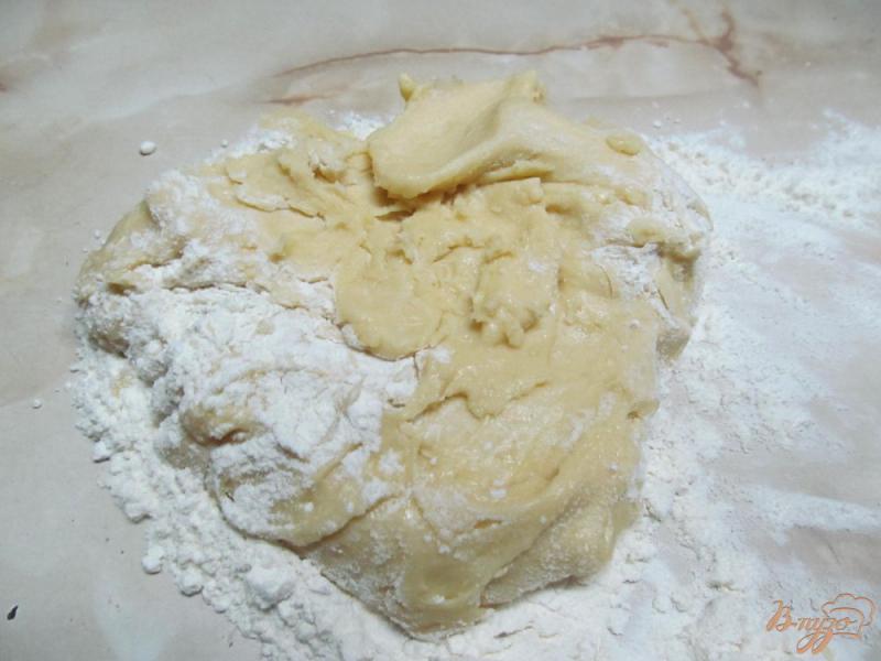 Фото приготовление рецепта: Печенье в форме корзиночка с начинкой шаг №3