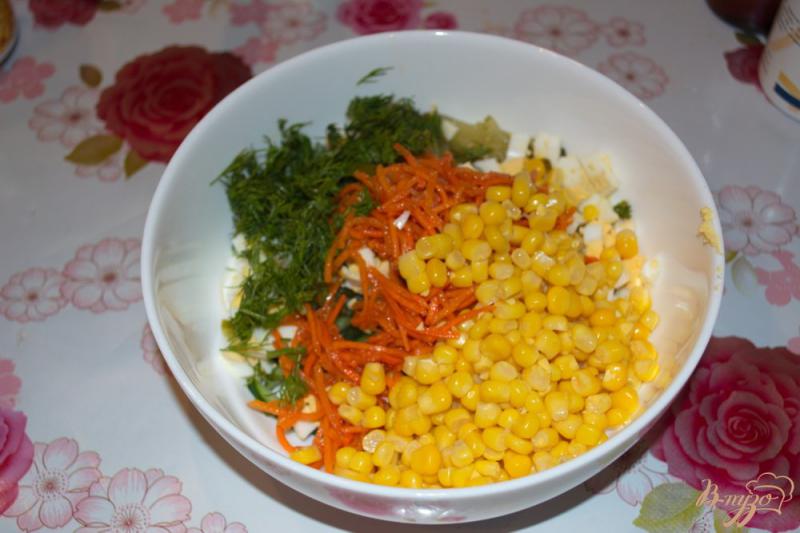 Фото приготовление рецепта: Скорый салат к ужину шаг №5