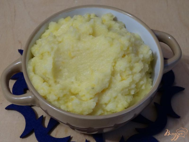 Фото приготовление рецепта: Картофельное пюре с репой и шампиньонами шаг №8
