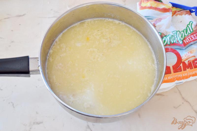 Фото приготовление рецепта: Китайский кукурузный суп шаг №8