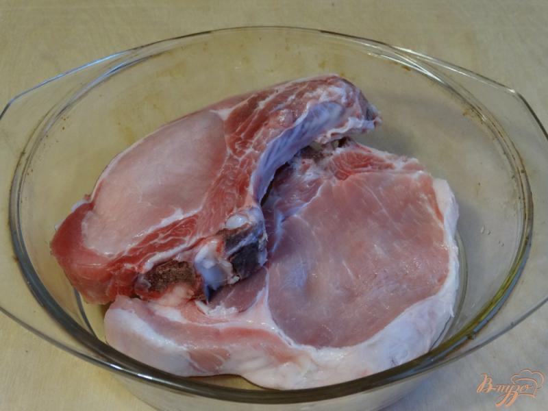 Фото приготовление рецепта: Стейки из свиной корейки на гриле шаг №1