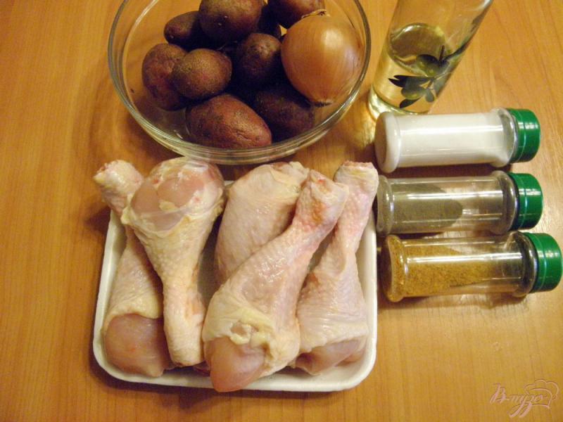 Фото приготовление рецепта: Голени с картофелем в духовке шаг №1