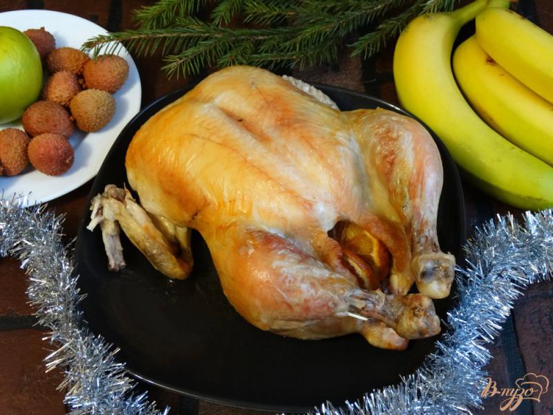 Фото приготовление рецепта: Курица запеченная на соли шаг №5