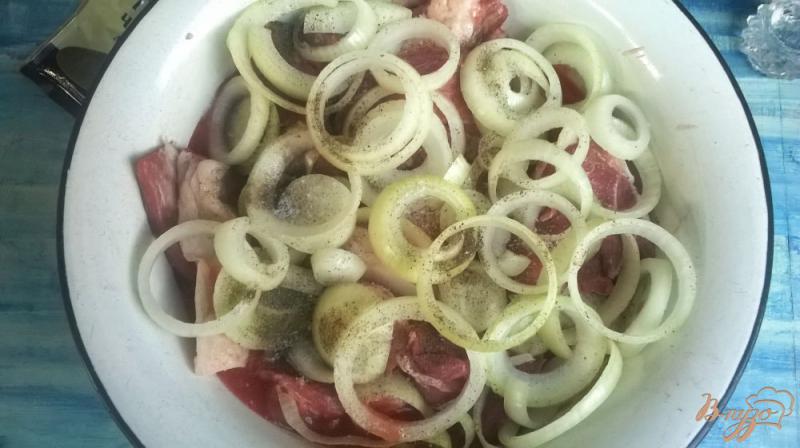 Фото приготовление рецепта: Шашлык в томатном маринаде шаг №4