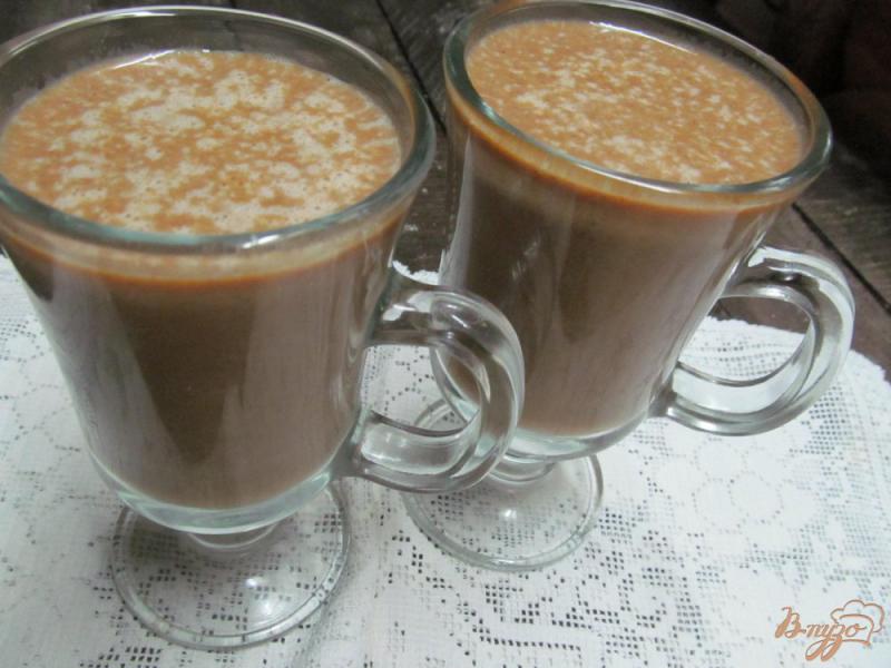 Фото приготовление рецепта: Напиток из тыквы на молоке с шоколадом шаг №7