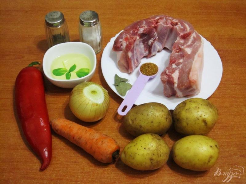 Фото приготовление рецепта: Жаркое со свиными ребрышками в рукаве шаг №1