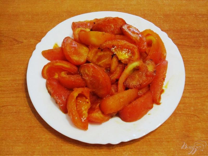 Фото приготовление рецепта: Пирог с помидорами и кабачками шаг №5