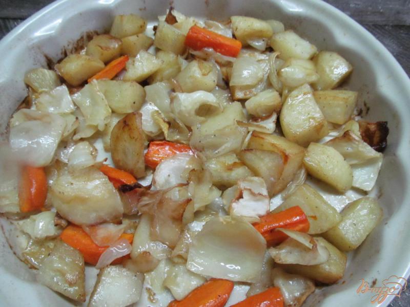 Фото приготовление рецепта: Запеченные овощи под бальзамическим соусом шаг №3