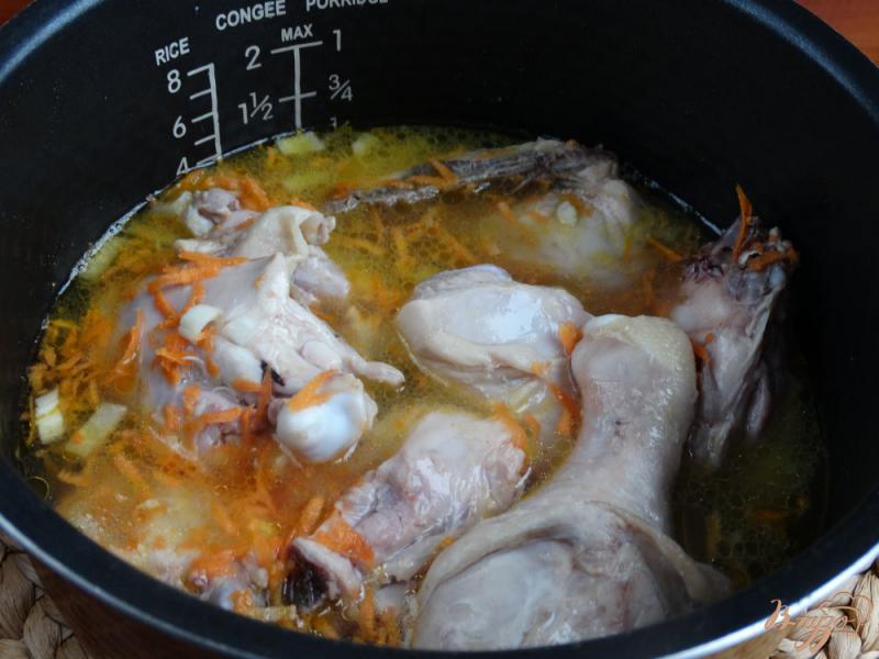 Фото приготовление рецепта: Имбирная курица в мультиварке шаг №4