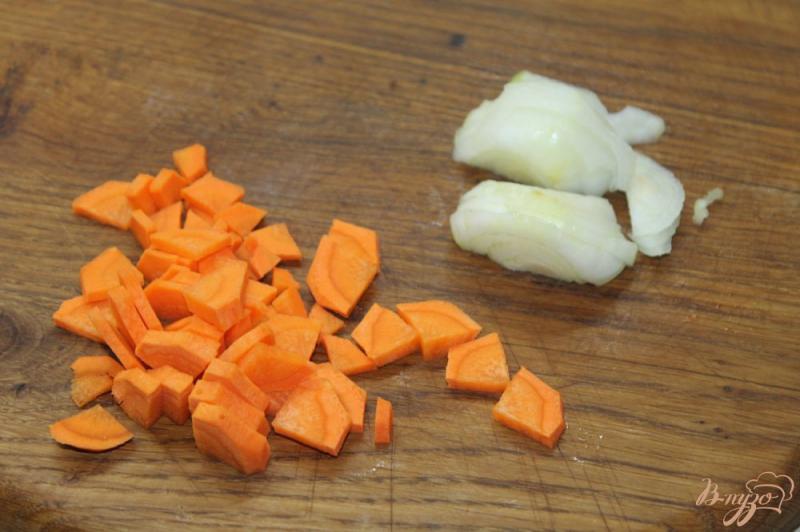 Фото приготовление рецепта: Постный тушенный картофель с овощами шаг №3