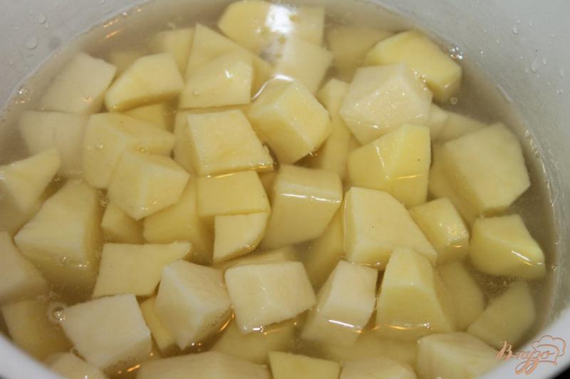 Фото приготовление рецепта: Постный тушенный картофель с овощами шаг №2