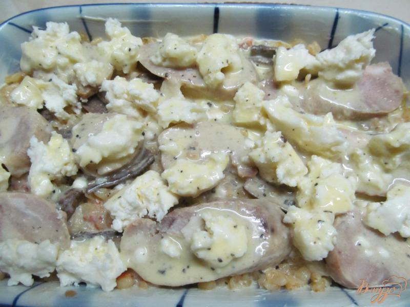 Фото приготовление рецепта: Запеканка из сухих грибов и булгура шаг №8