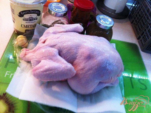 Фото приготовление рецепта: Запечённая курица в остром маринаде с картофелем шаг №1