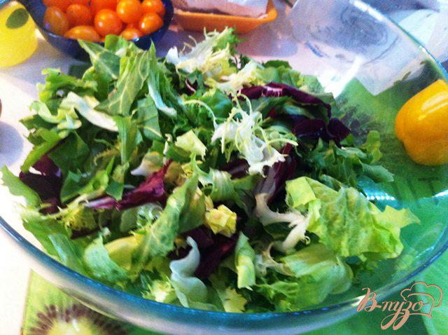 Фото приготовление рецепта: Салат овощной «Оранжевая осень» шаг №3