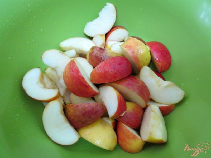 Фото приготовление рецепта: Яблоки гарнирные жареные шаг №4