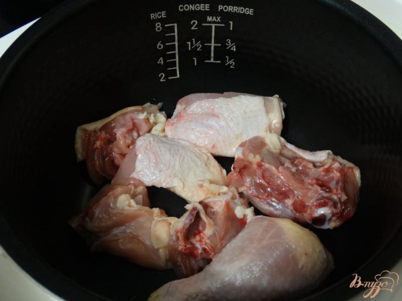 Фото приготовление рецепта: Курица с гречкой и брюссельской капустой в мультиварке шаг №1