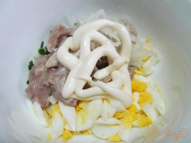 Фото приготовление рецепта: Салат из молока сельди шаг №5