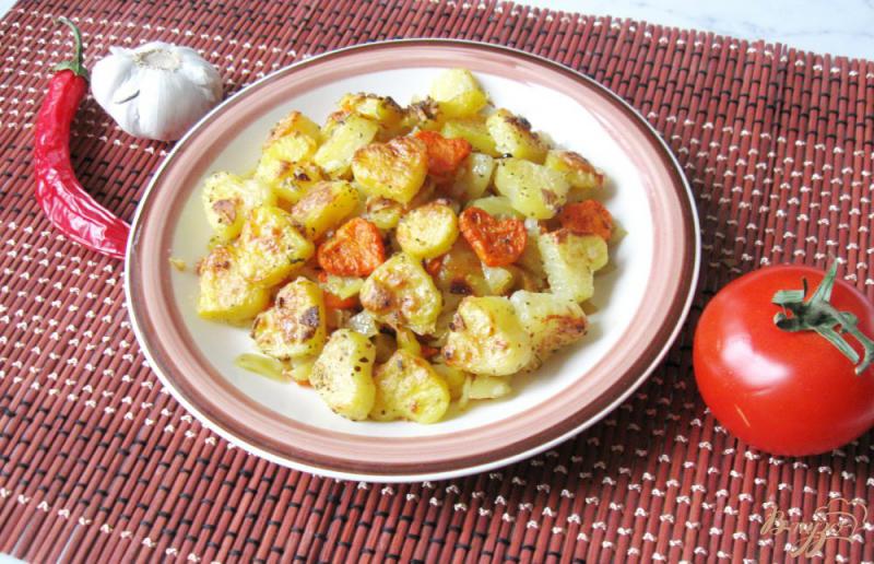 Фото приготовление рецепта: Запечёный картофель ко дню Святого Валентина шаг №10