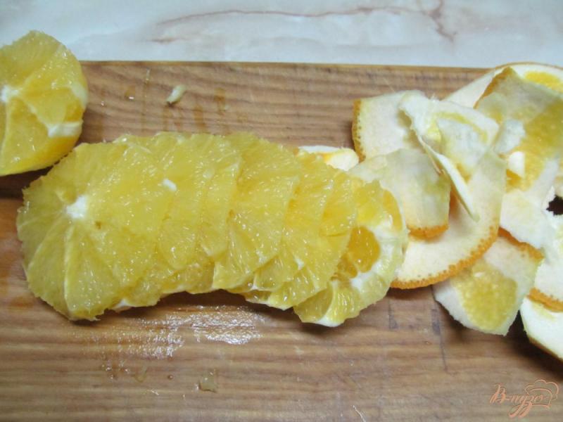 Фото приготовление рецепта: Салат из апельсина и мандарина шаг №1