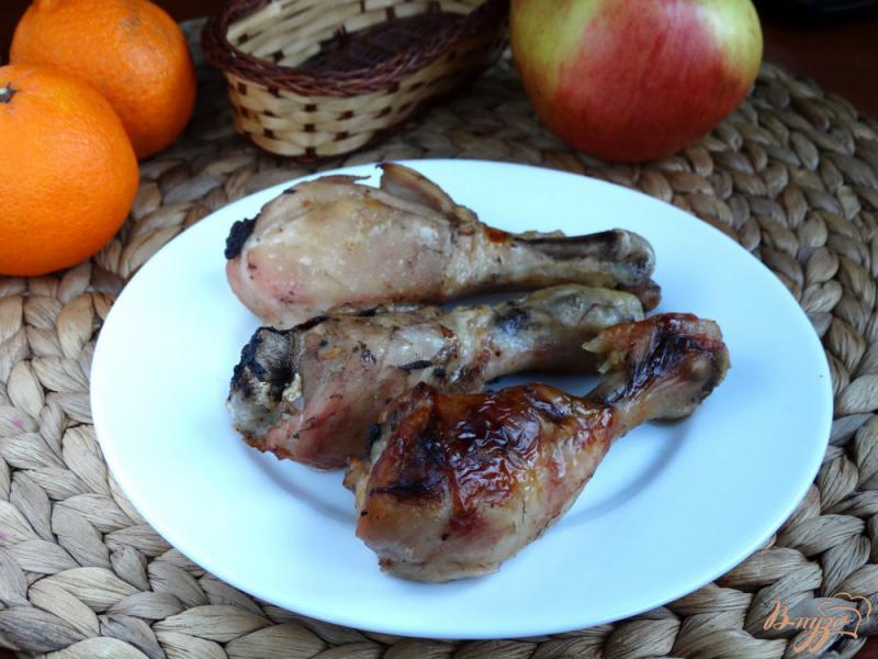 Фото приготовление рецепта: Курица в гранатово-имбирном маринаде шаг №5