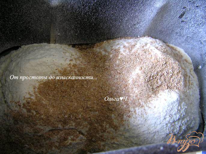 Фото приготовление рецепта: Пшенично-рисовый хлеб шаг №2