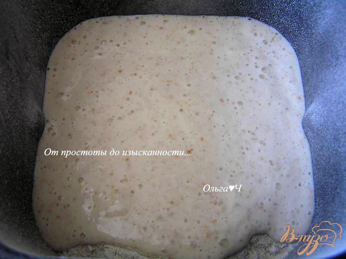 Фото приготовление рецепта: Ржаной хлеб с оливковым маслом и укропом шаг №3