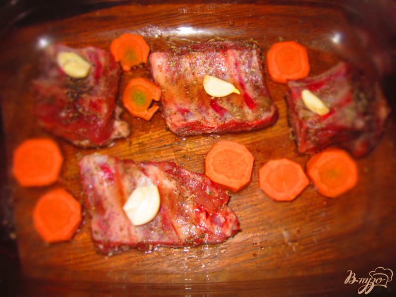 Фото приготовление рецепта: Свиные ребра в медовом соусе шаг №3