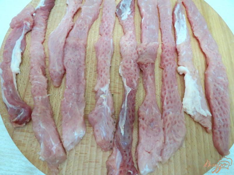 Фото приготовление рецепта: Свинина с тыквой шаг №3