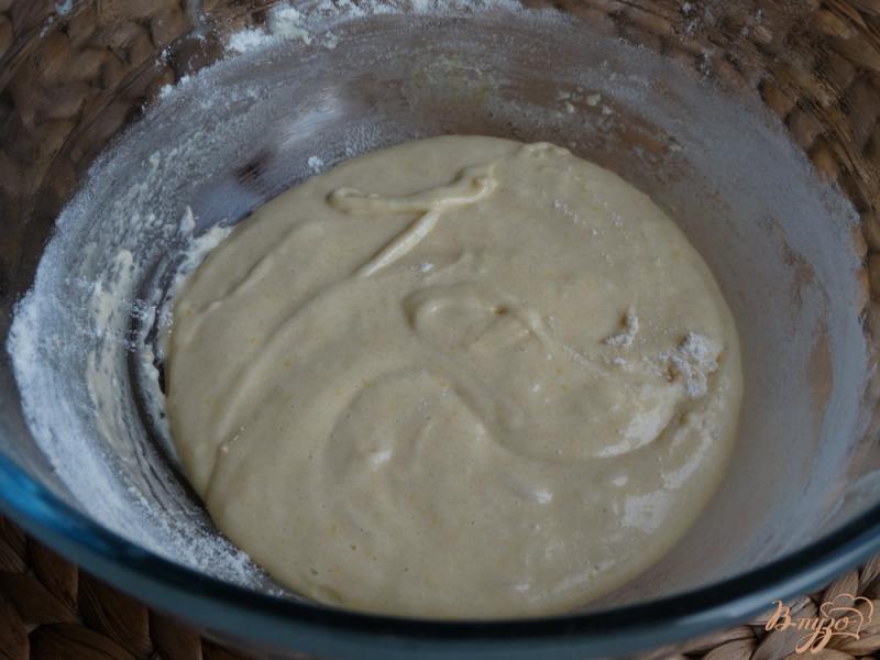 Фото приготовление рецепта: Ванильный бисквит на кипятке шаг №5